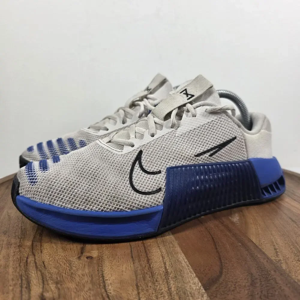 Nike Metcon 9 Racer Blue Mens White Blue Size 8.5 Athletic Gym Shoes DZ2617-008